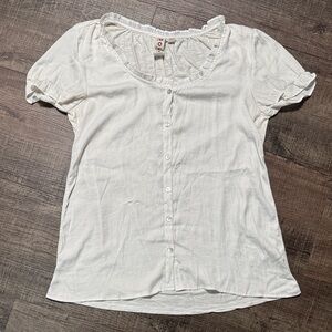 Anthropologie Dolan white Button-Down Shirt